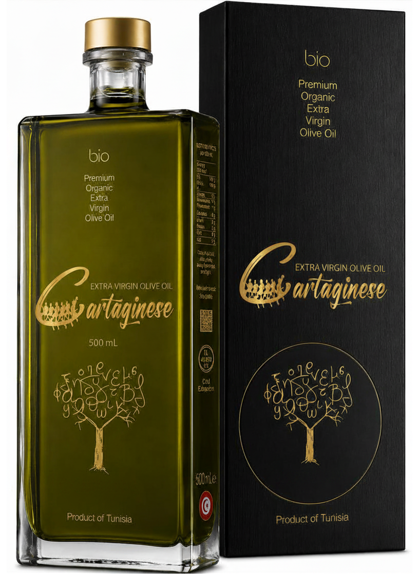 Cartaginese Bio-Geschenkbox mit hochwertigem Olivenöl